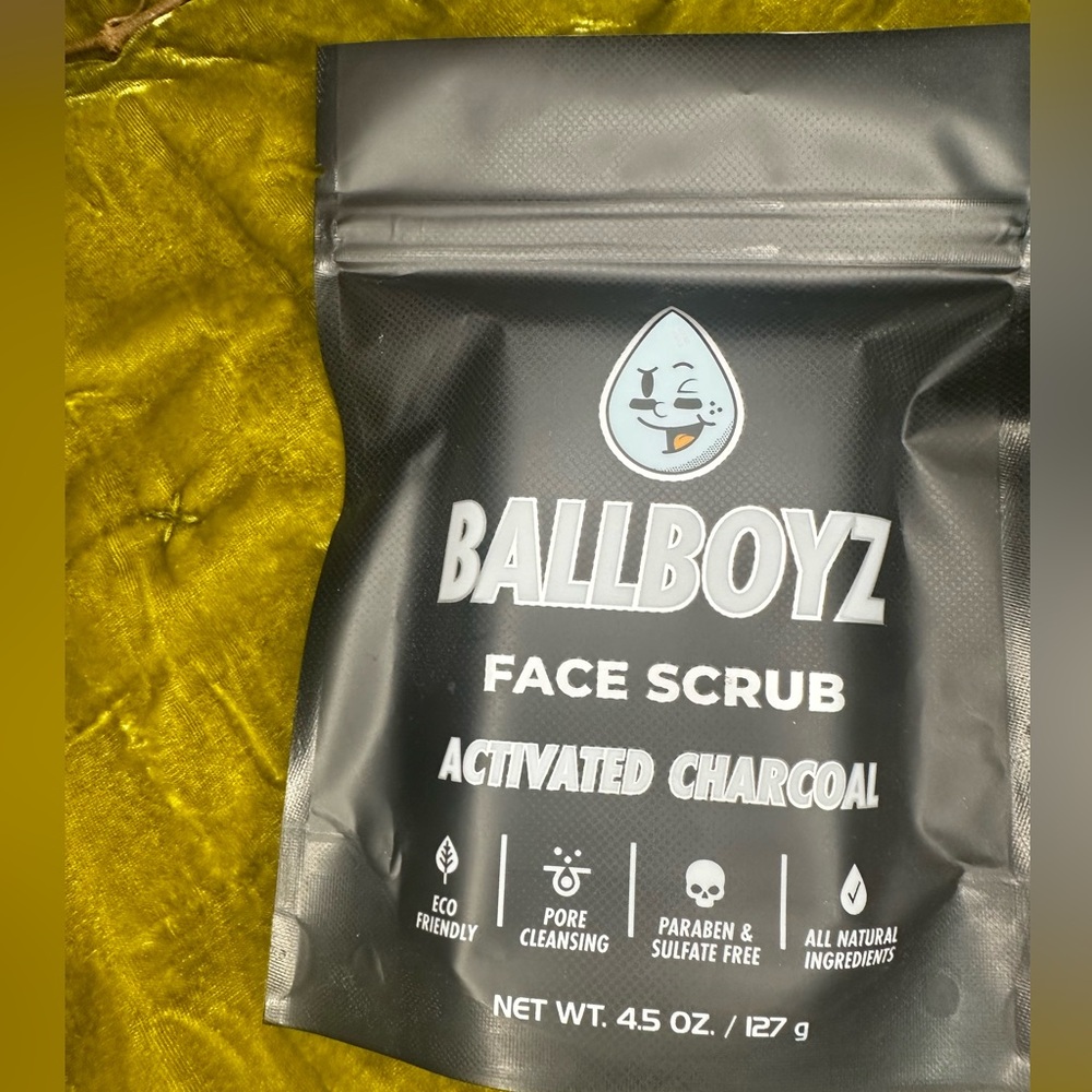 Black Face Scrub with Activated Charcoal